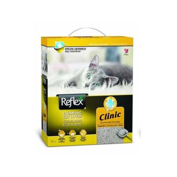 Reflex Klinik Özel Tanecik Formüllü Süper Hızlı Topaklanan 2x10 lt Kedi Kumu