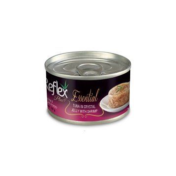 Reflex Plus 70 gr Essential Ton Balıklı ve Karidesli Jel Yetişkin Kedi Konserve