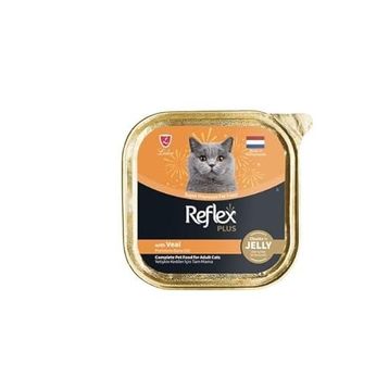 Reflex Plus 85 Gr Chunks In Jelly With Veal Yetişkin Kedi Maması