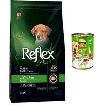 Reflex Plus Dog Mini Small Junior Küçük Irk 3 kg Tavuk Etli Yavru Köpek Maması