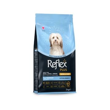 Reflex Plus Hipoalerjenik Deri ve Tüy Sağlığı için Somonlu Küçük Irk 3 kg Yetişkin Köpek Maması