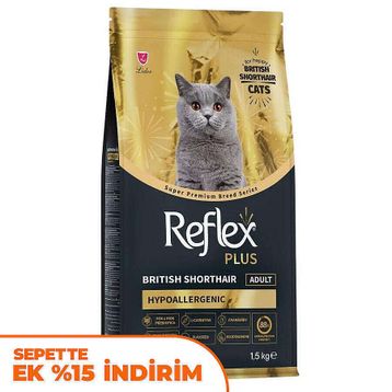 Reflex Plus Hypoallergenic British Shorthair Özel Irk 1.5 kg Kedi Maması