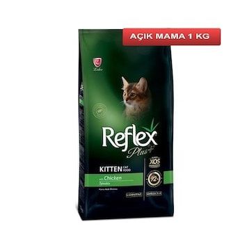 Reflex Plus Kitten Tavuklu 1 kg Yavru Açık Kedi Maması