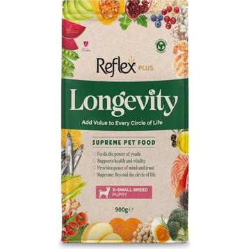 Reflex Plus Longevity 900 gr Hipoalerjenik Çok Küçük Irk Yavru Köpek Maması