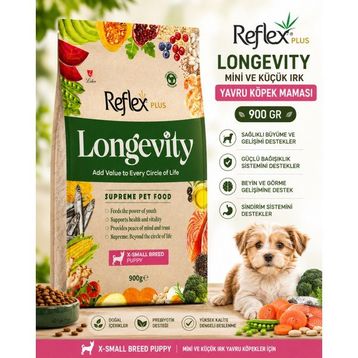 Reflex Plus Longevity 900 gr Hipoalerjenik Çok Küçük Irk Yavru Köpek Maması