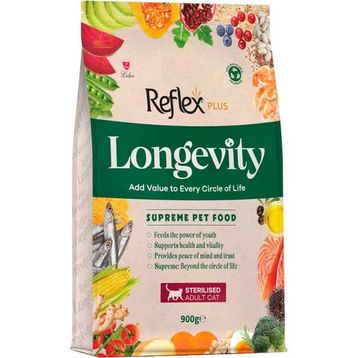 Reflex Plus Longevity 900 gr Hipoalerjenik Kısırlaştırılmış Kedi Maması