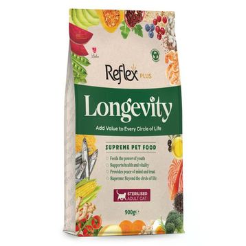 Reflex Plus Longevity 900 gr Hipoalerjenik Kısırlaştırılmış Kedi Maması