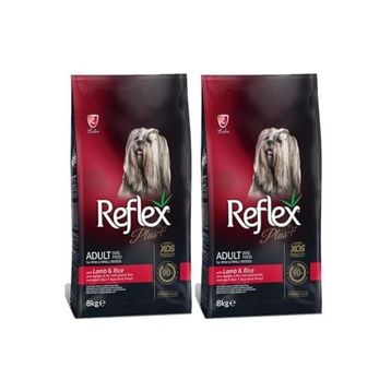 Reflex Plus Mini ve Küçük Irk Kuzulu ve Pirinçli Yetişkin 2x8 kg Kuru Köpek Maması