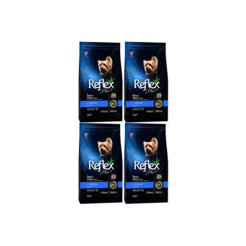 Reflex Plus Mini ve Küçük Irk Somonlu 4x3 kg Yetişkin Köpek Maması