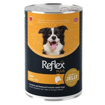Reflex Plus Parça Dana Etli 400 gr Köpek Konservesi