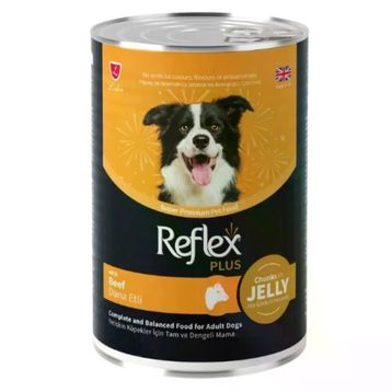 Reflex Plus Parça Dana Etli 400 gr Köpek Konservesi