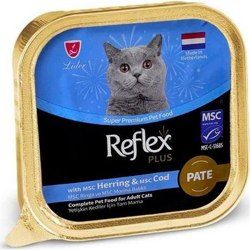 Reflex Plus Pate Ringa ve Morina Balıklı 85 gr Kedi Konservesi