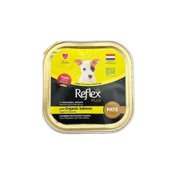 Reflex Plus Puppy Pate Organik Somonlu Küçük Irk Yavru Köpek 85 gr Yaş Maması