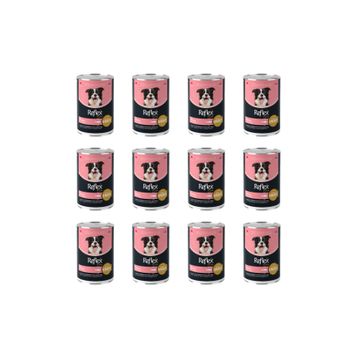 Reflex Plus Sos İçinde Et Parçacıklı Somonlu 12x400 gr Yetişkin Köpek Konservesi