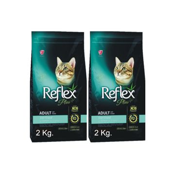 Reflex Plus Sterilised Somonlu 2 kg 2 Adet Kısırlaştırılmış Yetişkin Kedi Maması