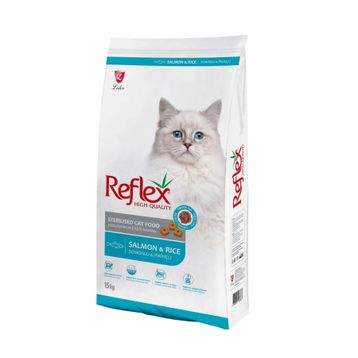 Reflex Salmon Sterilised Cat 15 kg Kısırlaştırılmış Somonlu Kuru Kedi Maması