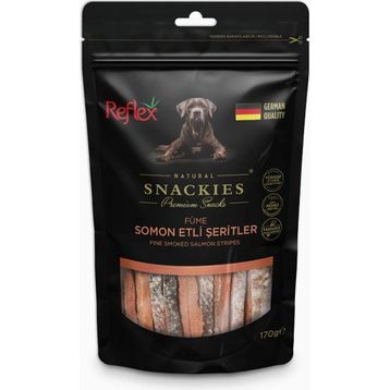 Reflex Snackies 170 GR Füme Somon Etli Şeritler Köpek Ödülü