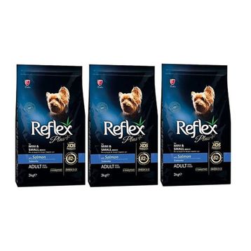 Reflex Somonlu 3x3 kg Küçük Mini Irk Yetişkin Köpek Maması