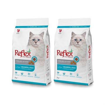 Reflex Somonlu Prinçli Kısırlaştırılmış Yetişkinlere Özel 2x2 kg Kedi Maması