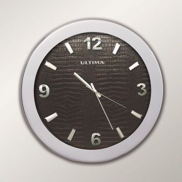 Regal 0085 SD Metal Kasa 41 Cm. Düz Deri Kadran Duvar Saati
