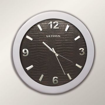 Regal 0085 SD Metal Kasa 41 Cm. Düz Deri Kadran Duvar Saati