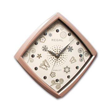 Regal 0434-PI Kelebek Desenli Duvar Saati