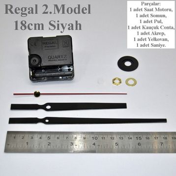 Regal Motoru Metal Akrep Yelkovan SESSİZ MEKANİZMA Duvar Saati