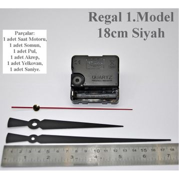 Regal Motoru Metal Akrep Yelkovan SESSİZ MEKANİZMA Duvar Saati