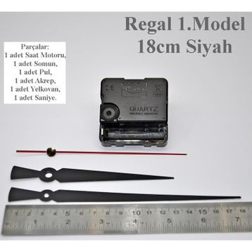 Regal Motoru Metal Akrep Yelkovan SESSİZ MEKANİZMA Duvar Saati