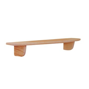 Regalux 120 cm Ahşap Duvar Rafı Çam