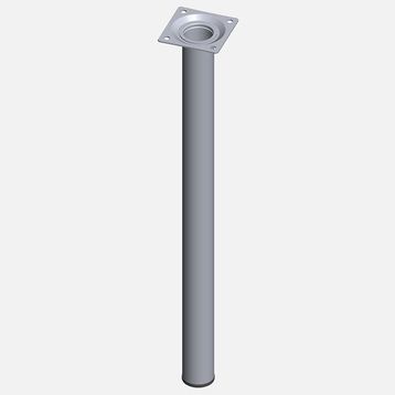 Regalux Çelik Boru Yuvarlak 500 mm Krom Masa Ayağı