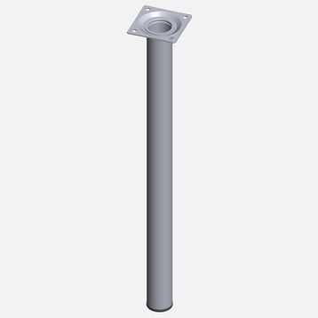 Regalux Çelik Boru Yuvarlak 500 mm Krom Masa Ayağı
