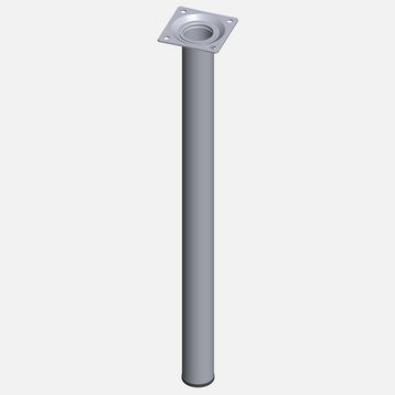 Regalux Çelik Boru Yuvarlak 500 mm Krom Masa Ayağı