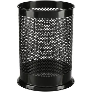 Regalux Metal Siyah Çöp Kovası