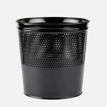 Regalux Metal Siyah Çöp Kovası