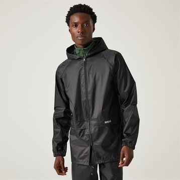 Regatta Stormbreak Waterproof Siyah Erkek Yağmurluk