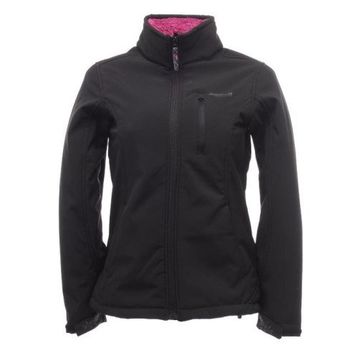 Regatta Tuva Softshell Siyah Kadın Rüzgarlık