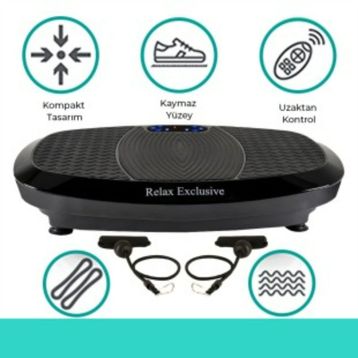 Relax Exclusive 3D Vibration Plate Titreşimli Spor Egzersiz Fitness Aleti