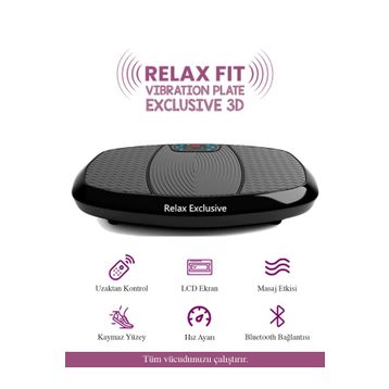 Relax Exclusive 3D Vibration Plate Titreşimli Spor Egzersiz Fitness Aleti