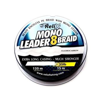 Relix Mono Leader 8 Braid 28 mm 135 m İpek Misina