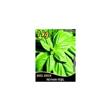 Rem Seeds 1kg Fesleğen Yeşil Renk Reyhan Tohumu