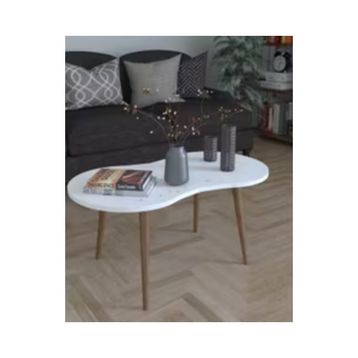 Remaks Londra Metal Ayaklı Ceviz Gold Orta Sehpa