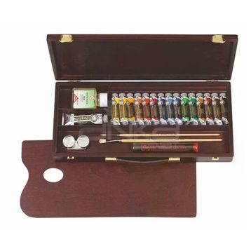Rembrandt RT01840004 Ahşap Kutulu Traditional Set Yağlı Boya