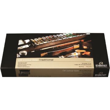 Rembrandt RT01840004 Ahşap Kutulu Traditional Set Yağlı Boya