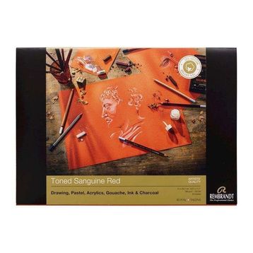 Rembrandt Toned Sanguine 180 gr 50 Yaprak Red Çok Amaçlı Sanatsal Blok