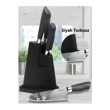 Remetta Cheff Delux Siyah 6 Parça Bıçak Seti