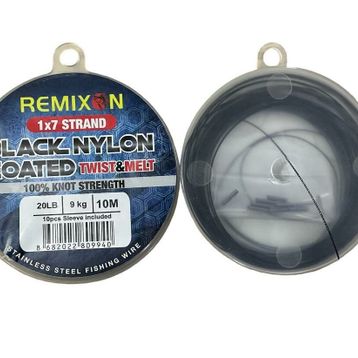 Remixon 20 Lbs 9 kg 10 m Siyah Çelik Tel