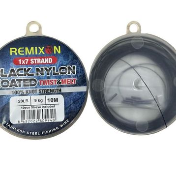 Remixon 20 Lbs 9 kg 10 m Siyah Çelik Tel