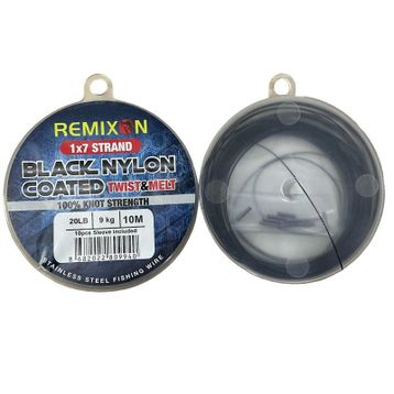 Remixon 20 Lbs 9 kg 10 m Siyah Çelik Tel