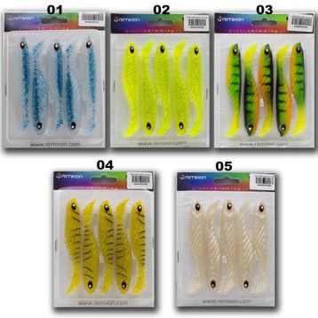 Remixon Curvy Shad 7.5 cm 3 gr 5 Adet Silikon Yem